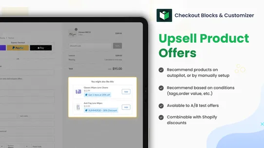 Checkout Blocks &amp; Customizer screenshot