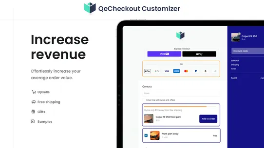 QeCheckout Customizer screenshot