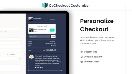 QeCheckout Customizer screenshot