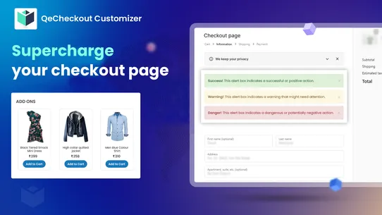 QeCheckout Customizer screenshot