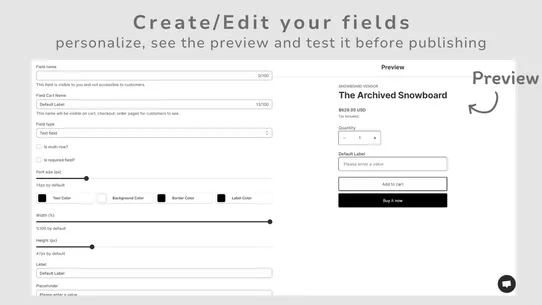 CodeMate Product Custom Fields screenshot