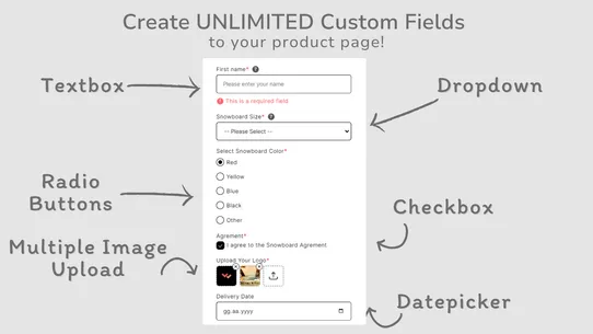 CodeMate Product Custom Fields screenshot