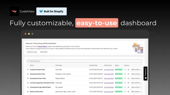 Textly: Product Custom Fields screenshot