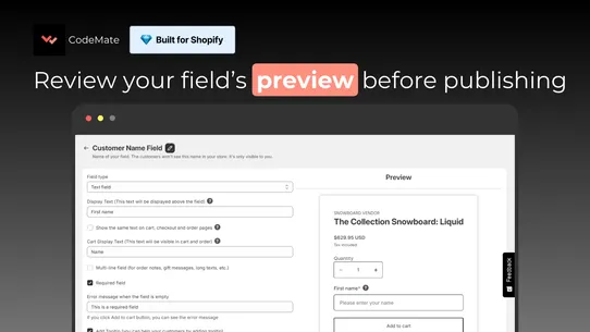 Textly: Product Custom Fields screenshot