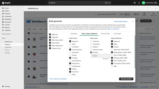 WriteText.ai screenshot