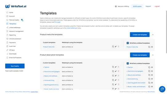 WriteText.ai screenshot