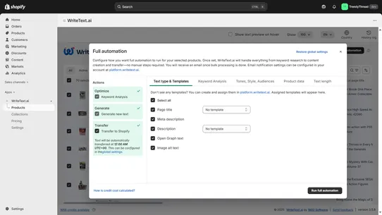 WriteText.ai screenshot