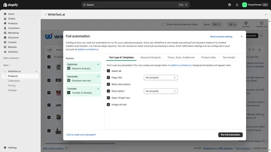 WriteText.ai screenshot