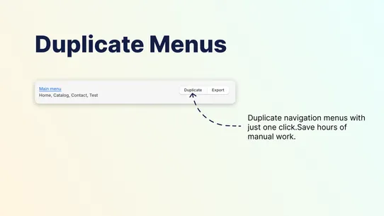 MenuMonkey ‑ Menu Duplicator screenshot