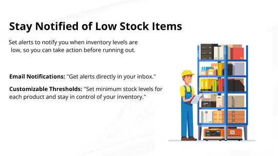 StockAlertPro: Low Stock Alert screenshot