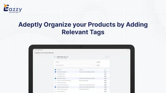 Eazzy Tag Manager screenshot