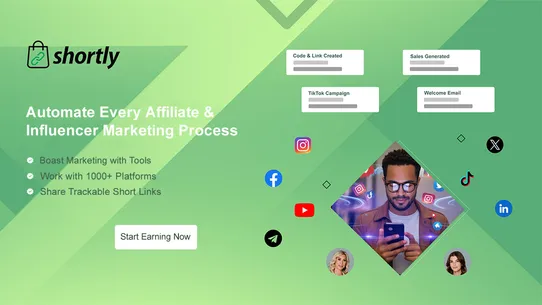 Shortly — Affiliate Programs screenshot