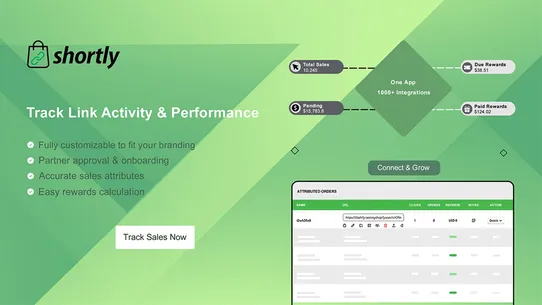 Shortly — Affiliate Programs screenshot