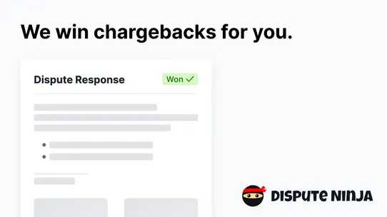 DisputeNinja screenshot