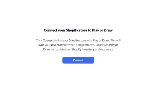 Play Or Draw Inventory Sync screenshot