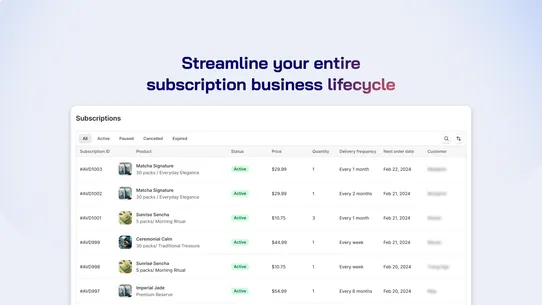 Joy Subscription App screenshot