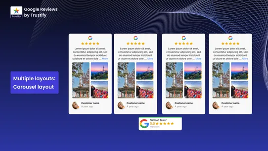 Trustify: Google Reviews Badge screenshot