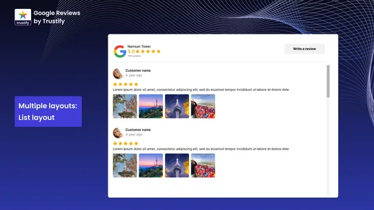 Trustify: Google Reviews Badge screenshot