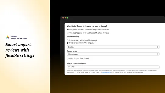 Google Reviews by Trustify screenshot