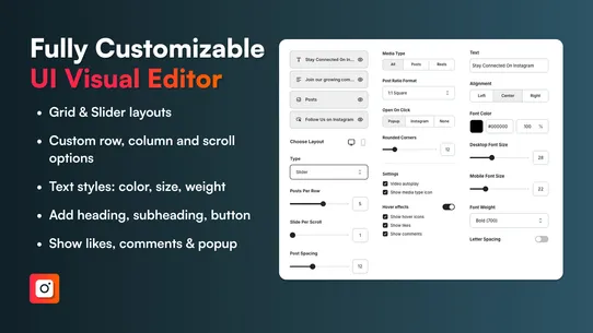SI Instafeed ‑ Grid &amp; Slider screenshot