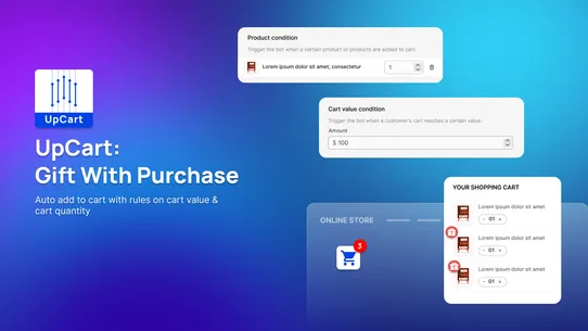 UpCart: Gift With Purchase screenshot