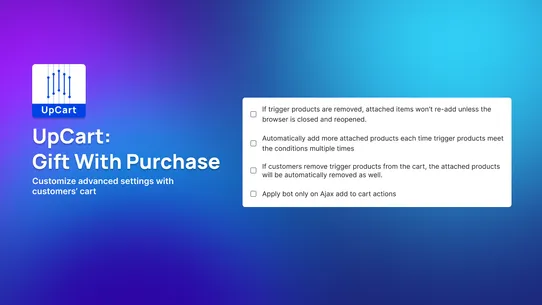 UpCart: Gift With Purchase screenshot