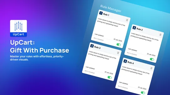 UpCart: Gift With Purchase screenshot