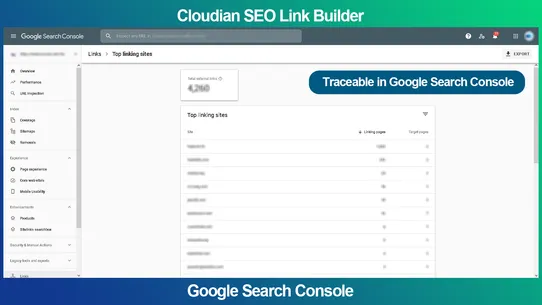 Cloudian SEO Link Builder screenshot