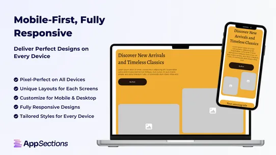 AppSections ‑ Theme Builder screenshot