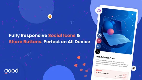 Social Bar: Social Media Icons screenshot