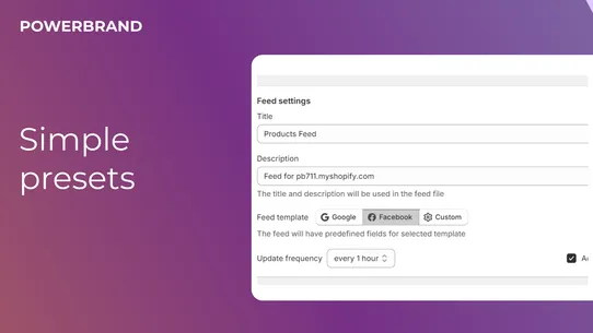 POWERBRAND XML Catalog Export screenshot