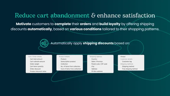 Octolize Shipping Discounts screenshot