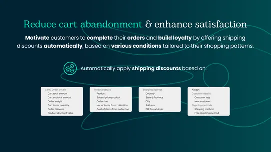 Octolize Shipping Discounts screenshot