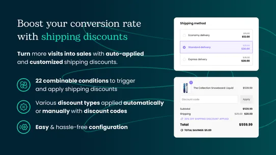 Octolize Shipping Discounts screenshot