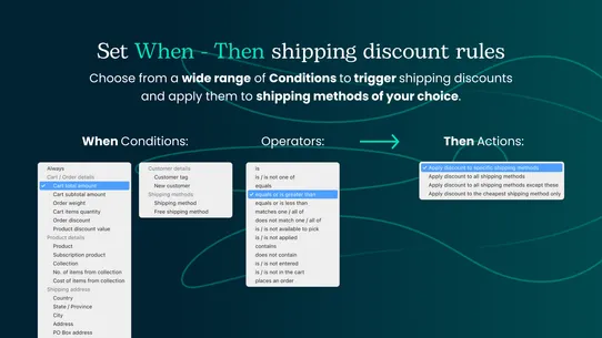 Octolize Shipping Discounts screenshot