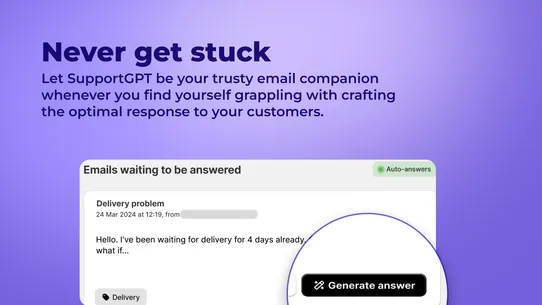 SupportGPT ‑ Email Support AI screenshot