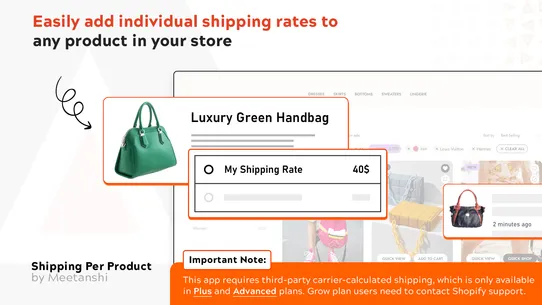 Meetanshi Shipping Per Item screenshot