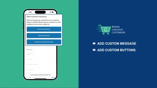 Bravas Checkout Customizer screenshot