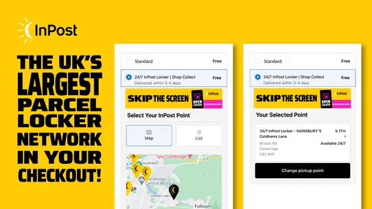InPost UK Lockers &amp; Shops screenshot