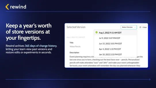 Rewind Backups screenshot