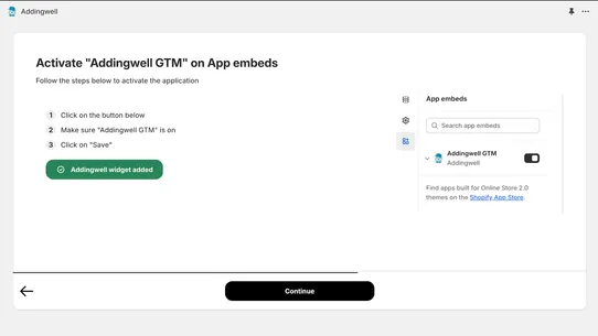 Addingwell ‑ GTM &amp; DataLayer screenshot