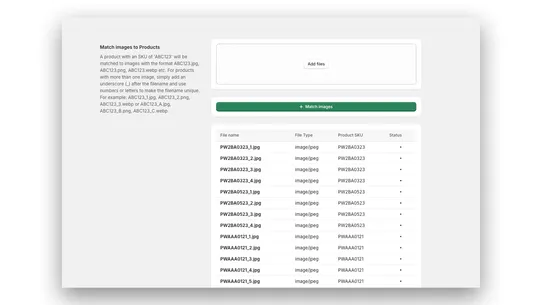 SKU Image Matcher by MVIDEV screenshot