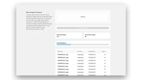 SKU Image Matcher by MVIDEV screenshot