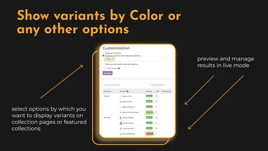 B4B ‑ Variable Products screenshot