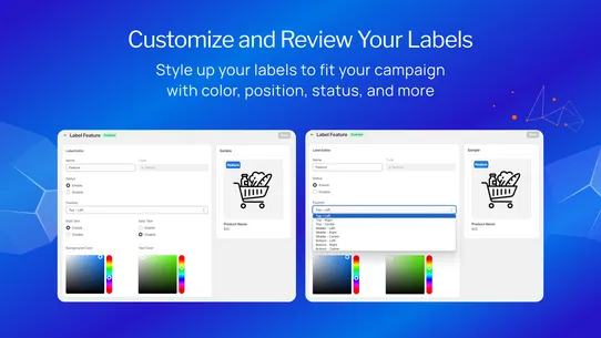 Secomm Dynamic Product Labels screenshot