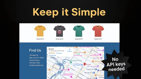 IzyMaps: Google Maps Locator screenshot