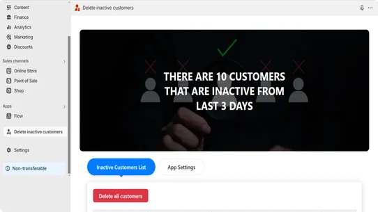 Dormant Customer Manager screenshot