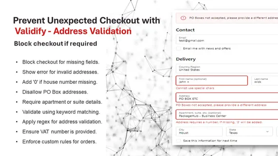 Validify ‑ Address Validation screenshot