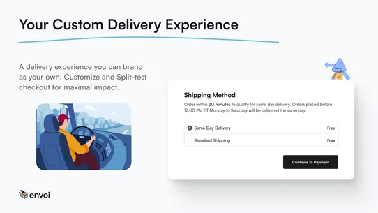 Envoi&#39;s Same Day Delivery screenshot