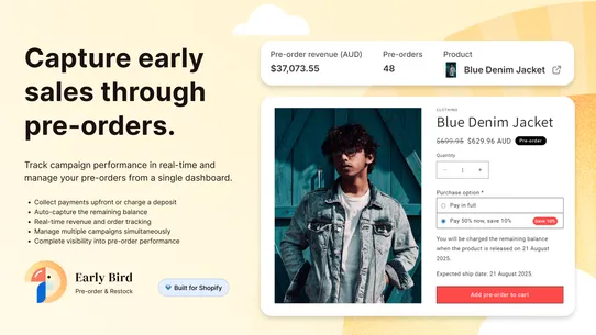 Early Bird: Preorder &amp; Restock screenshot